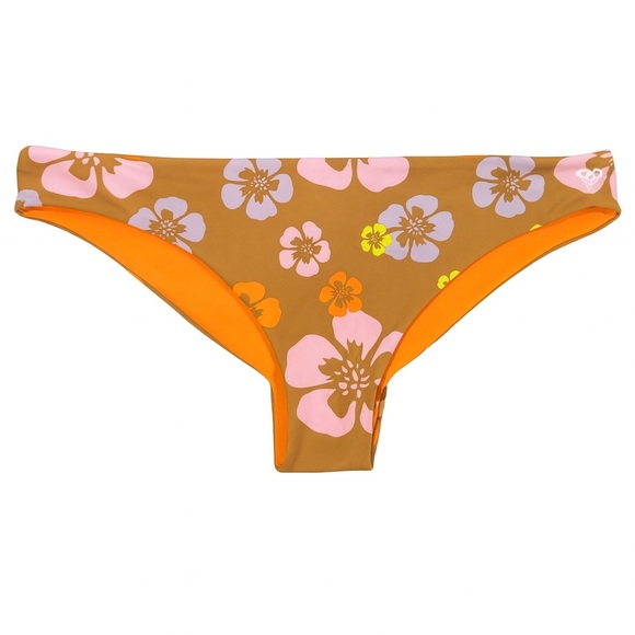 Roxy • NWT $75 reversible Floral Bikini Bottoms RW1 - Picture 1 of 5